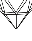 LAMPA WISZĄCA DIAMENT METAL LOFT APP563-1CP Czarna