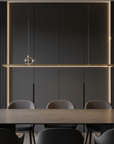 Lampa wisząca LED APP1778-CP Złota Szczotkowana 4