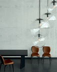 Lampa sufitowa wisząca szklana Lassi 20 cm APP306-1CP Czarna