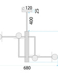 Lampa Wisząca APP1668-6CP Black 6