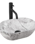 Umywalka nablatowa Rea AMELIA MINI STONE MATT