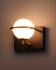 LAMPA ŚCIENNA KINKIET APP1300-1W Czarno Złota 7