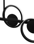 Lampa sufitowa LED APP1199-CP Czarna 2