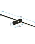KINKIET ŁAZIENKOWY LED 40CM APP1341-W Black