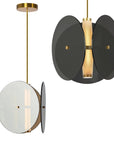 Lampa Sufitowa Wisząca Czarna App1675-cp Round 1