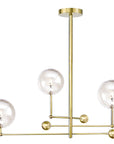 Lampa Wisząca Szklane Kule 3 szt APP918-3CP Złota