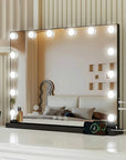 Lustro LED Hollywood Czarne 3