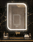 Lustro ścienne LED ZONE 80X60 Czarny 3