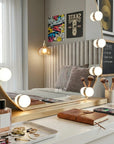 Lustro LED Hollywood Okrągłe L. Gold 50 cm 3