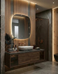 Lustro ścienne LED 70x70cm TOP 3