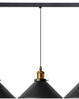 LAMPA SUFITOWA WISZĄCA PORTO APP017-3CP Czarna