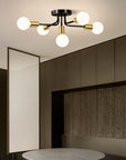 Lampa Wisząca APP1118-5C Czarno Złota