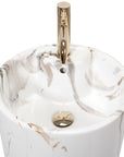 Umywalka Ceramiczna Wolnostojąca Blanka Marble Marmur