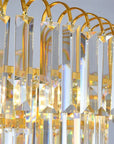 KRYSZTAŁOWA LAMPA SUFITOWA 312358 Złota