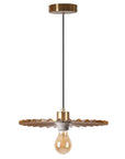 LAMPA SUFITOWA WISZĄCA APP1354 Stare Złoto 30 cm 4