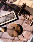 Odpływ Liniowy Rea Neox Brush Copper 90 7