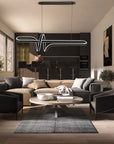 Lampa Wisząca Led G038-cp Czarna 5