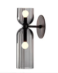 LAMPA ŚCIENNA KINKIET APP1208-2W Czarna