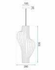 LAMPA SUFITOWA GEOMETRYCZNA APP484-1CP CZARNA 9