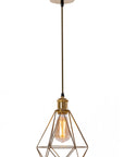 LAMPA WISZĄCA DIAMENT 392197 Jasno Złota
