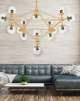 Lampa wisząca sufitowa Złota APP267-15C