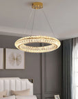 Lampa Sufitowa Wisząca Led App1768-cp Złota 60cm 12
