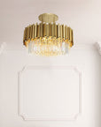 Lampa sufitowa plafon kryształowa APP1100-4CP Złota