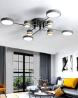 LAMPA SUFITOWA APP528-8C Szara