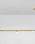 Lampa Wisząca Szklane Kule APP690-6CP Złota