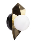 LAMPA ŚCIENNA KINKIET APP1411-W CZARNO/ZŁOTA 8