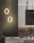 Lampa Wisząca Kryształowa Led G119-1cp Złota 7