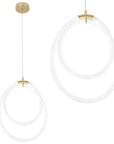 Lampa Wisząca Led G021-cp Złota 1
