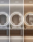 Lustro ścienne LED 90cm Modern 4