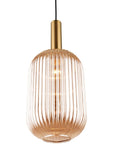 Lampa Sufitowa Wisząca Szklana APP458-1CP Pomarańczowa 9