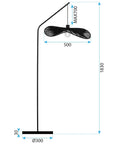 Lampa Stojąca Podłogowa APP1829-1F 5