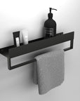 Półka łazienkowa wannowa SF01 45cm czarny mat