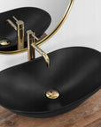 Umywalka nablatowa Rea Royal 60 Black Mat