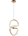 Lampa Wisząca Led G069-cp Złota 3