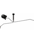 Lampa sufitowa 3 ramienna APP569-3C Czarna