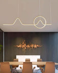 Lampa Wisząca Led Lhj022-cp 120 Cm Złota 3