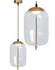 Lampa LED Sufitowa Wisząca Szklana APP444-CP