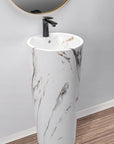 Umywalka Ceramiczna Wolnostojąca Blanka Marble Marmur