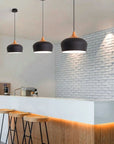 Lampa sufitowa wisząca Bari APP181-1CP Czarna