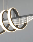 Lampa Wisząca Led Lhj041-cp 100 Cm Czarna 11