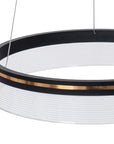 Lampa Wisząca LED APP1191-CP 40cm Czarna
