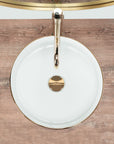 Umywalka nablatowa Rea Sami Gold Edge