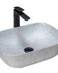 Umywalka nablatowa Rea Livia Grey Mat