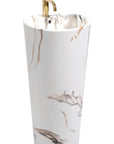 Umywalka Ceramiczna Wolnostojąca Blanka Marble Marmur