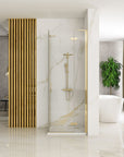 Kabina Prysznicowa REA Hugo 90x90 Złota Szczotkowana