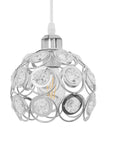 LAMPA WISZĄCA SUFITOWA KRYSZTAŁOWA APP207-1C CHROM